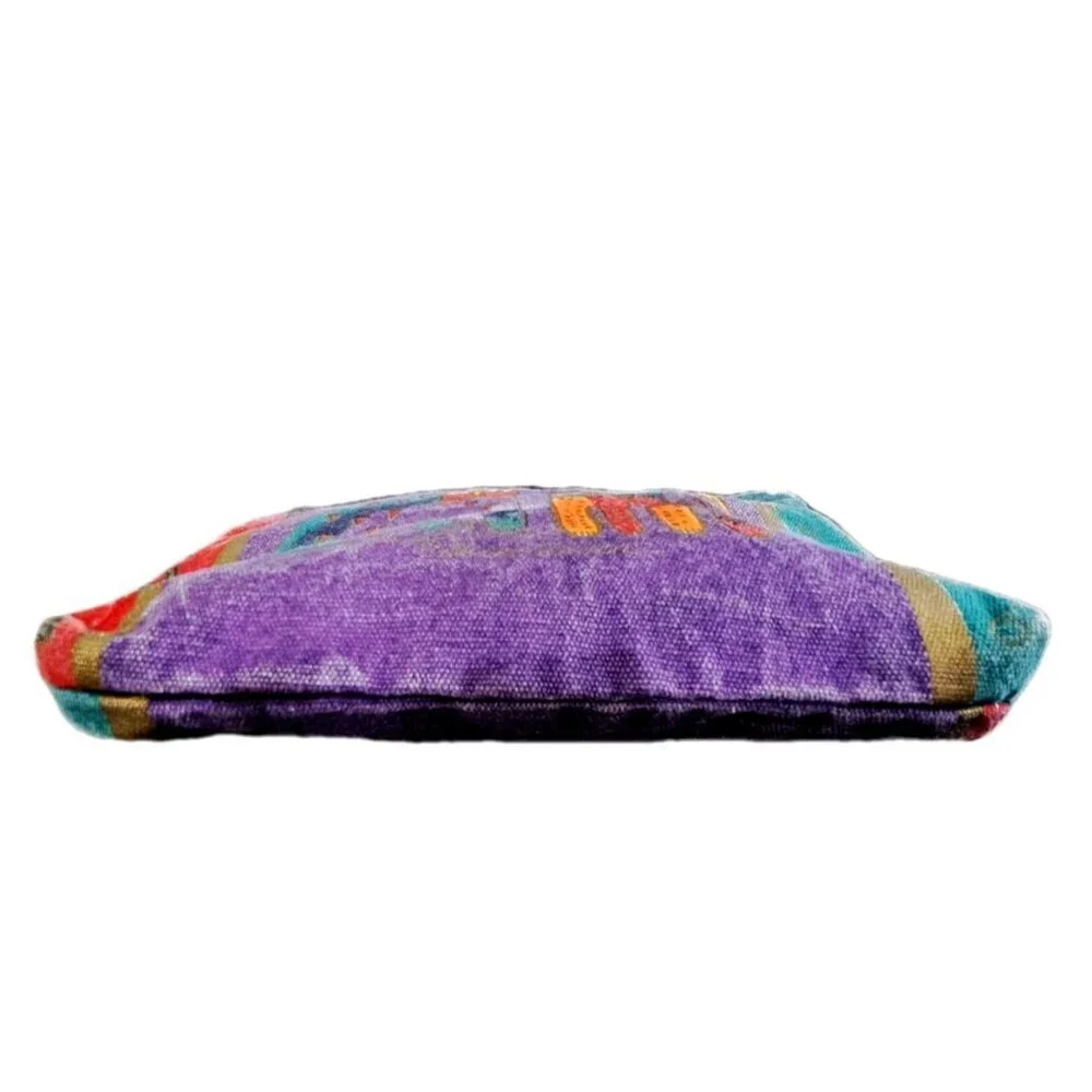 Vintage Laurel Burch Make-up Clutch Zip Closure